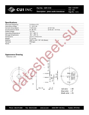 CEP-1172 datasheet  